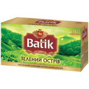 4820015833891 - Чай "Batik" зеленый остров (20 пакетов)