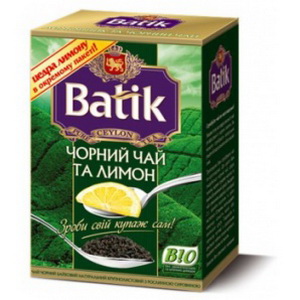 4820015835895 — Чай "Batik" BIO черный с лимоном 65г