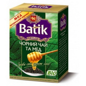 4820015835956 — Чай "Batik" BIO черный с медом 100г
