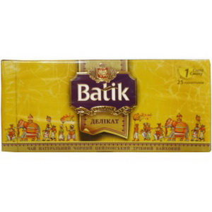 4820015837073 - Чай "Batik" деликат (25 пакетов) +ложка