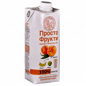 4820016252882 — Сок "Просто Фрукты" персик-банан-яблоко