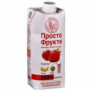 4820016252929 — Сок "Просто Фрукты" клубника-банан-яблоко