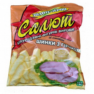 4820017293099 — Золоте зерно "Салют" шинка з гірчицею 45 г.