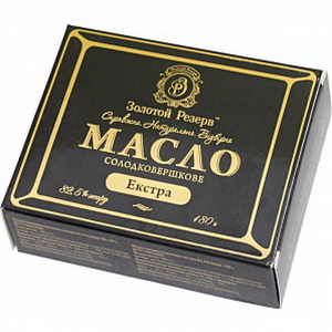 4820017924511 — Масло солодковершкове черн. 82.5% 180г