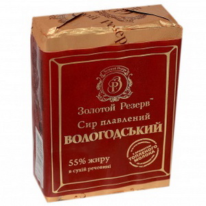 4820017926768 — Сыр плавленый "Золотой резерв" Вологодский 55% 90г