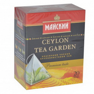 4820018735413 — Чай "Майский" Ceylon tea garden Чёрный (пирамидка) 20п