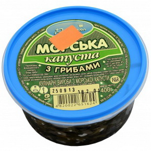 4820022651624 — Морская капуста русалочка с грибами 400г