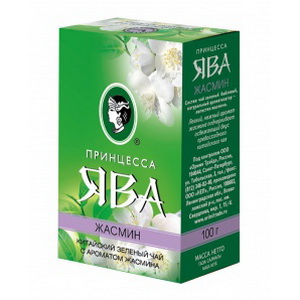 4820022860484 — Чай "принцесса ява" жасмин зеленый 90г