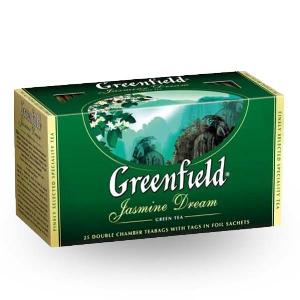 4820022862020 — Чай Greenfield Жасмін 25х2г Китайський зел/байх/дрібний