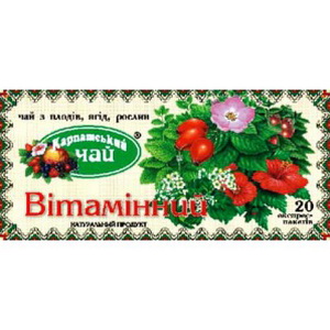 4820024210720 - Чай "карпатский" витаминный 1.5г * 20пак