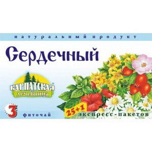 4820024210966 - Чай "Карпатский чай" сердечный (20 пакетов)