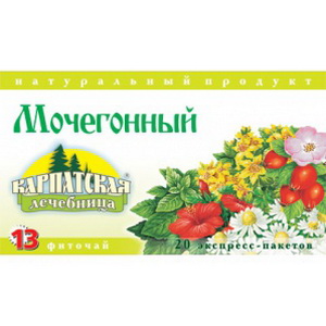 4820024211185 — Фиточай "Карпатская лечебница" №13 Мочегонный 20п