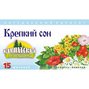 4820024211208 — Фиточай "Карпатская лечебница" №15 Крепкий сон 20п