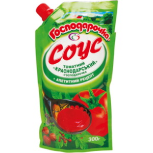 4820024793391 — Соус Господарочка краснодарский томатный 300г д/п