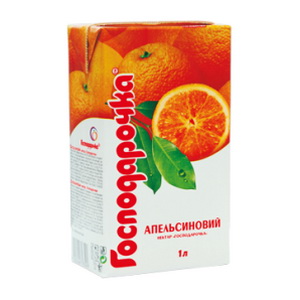 4820024793599 — Господарочка апельсиновый нектар 1л