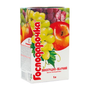 4820024793636 — Господарочка виноградно-яблучний нектар 1л
