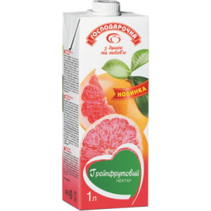 4820024796415 — Сок "Господарочка" Грейпфрут нектар т/п клапан 1л