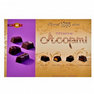 4820026670713 — Конфеты "ХБФ" Ассорти Премиум шоколадные 180г