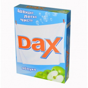 4820026788142 — Стиральный порошок "Dax" ручной Яблоко 400г