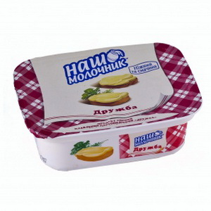 4820038140259 — Сыр плавленый "Наш молочник" Дружба пл/ст 180г