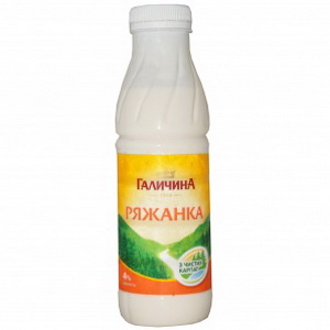 4820038491320 — Ряженка "Галичина" 420г 4% бут