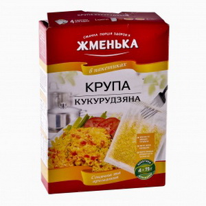 4820038701337 — Жменька крупа Кукурудзяна 4*75г
