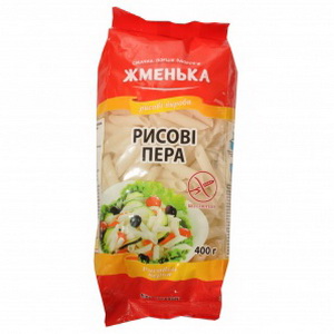 4820038701368 — Макаронные изделия "Жменька" Рисовые перья 400г