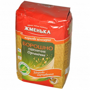 4820038701979 — Мука "Жменька" Пшеничная органическая цельнозерновая 1кг