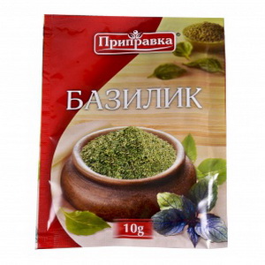 4820039291141 — Приправа Приправка  10г Базилік