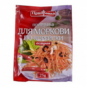 4820039291424 — Приправа "Приправка" для моркови по корейски острая