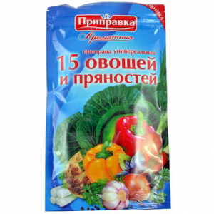 4820039292650 — Приправа "Приправка" Смесь овощная 15 пряностей и овощей 200 г
