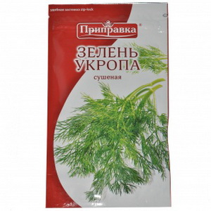 4820039294111 — Укроп сушеный "Приправка"  (с застежкой) 30г