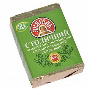 4820039803023 — Сырный продукт "Звягель" Столичный 90г