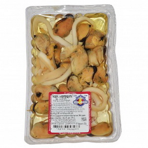 4820039953483 — Ассорти из морепродуктов "Царь-Рыба"  в масле в/у 180г