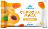 4820040742847 — Сырковая масса "Добрыня" 0% с курагой