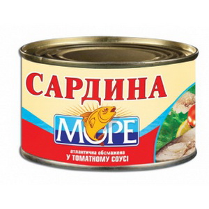 4820041200469 - Сардина "море" 230 г. в т/соусе