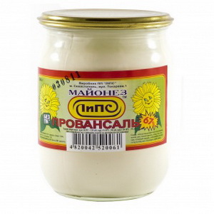 4820042520023 — Майонез "Липс" 67% стекло 500мл
