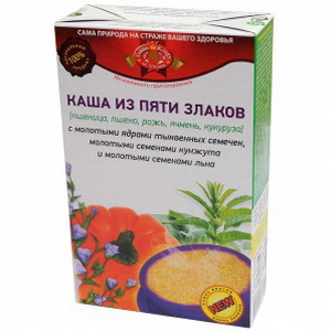 4820043012060 — Каша быстрого приготовления "GKoU" 5 злаков 320г