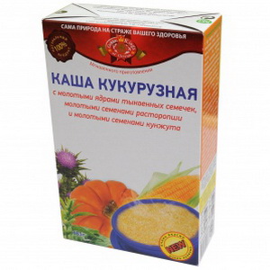 4820043012077 — Каша быстрого приготовления "GKoU" Кукурузная 320г