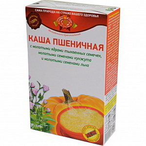 4820043012084 — Каша быстрого приготовления "GKoU" Пшеничная 320г