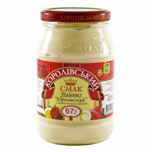 4820044090043 — Майонез "Королевский Смак" 67% 400 г. с/б