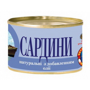 4820046380180 - Сардина 240 г нат с доб масла