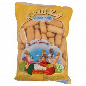 4820046781727 — Сушка "Вкус Италии" С ванилью п/э 250г