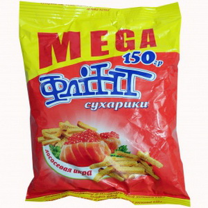 4820047463127 — Сухар."Флинт"mega икра 150г.