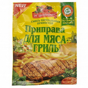 4820049640991 — Припр."цвет аромат" 30 г. для мяса гриль