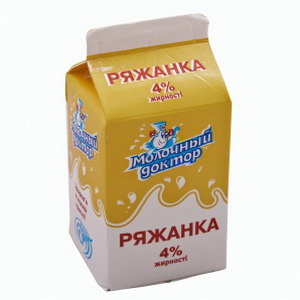 4820052210822 — Ряженка "Молочный Доктор" 4% п/п 450г