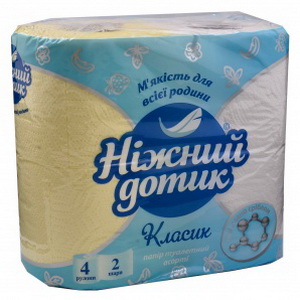 4820053851413 — Туалетная бумага "Ніжний дотик" ассорти