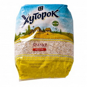 4820054800076 — Крупа "Хуторок" Ячневая 1кг