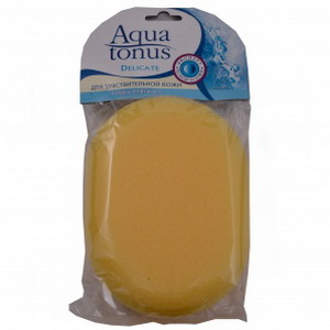 4820066202325 — Губка банная "Aqua Tonus" деликат 