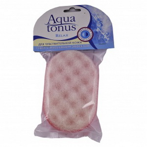 4820066202387 — Губка банная "Aqua Tonus" релакс 